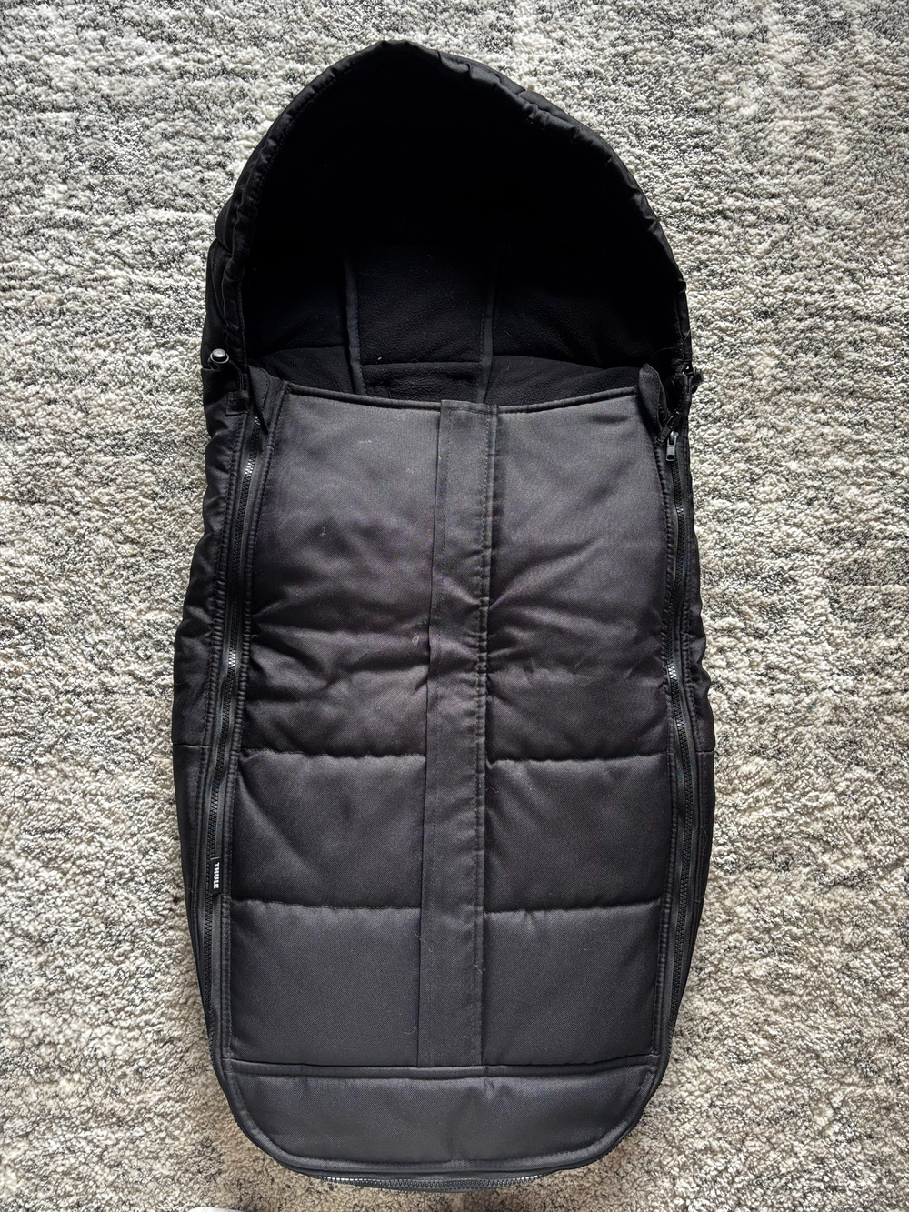 Thule Black Padded Stroller Bunting Bag Black